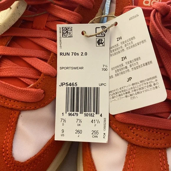 Adidas Women’s Run 70 s 2.0 Sneakers size 9 New in Box - Picture 8 of 9